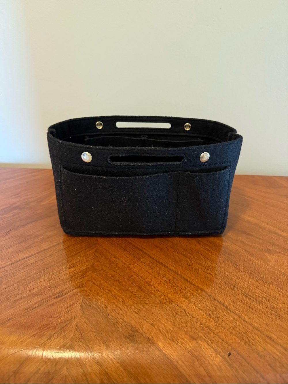 Source Unknown Black Tote Organizer Insert
